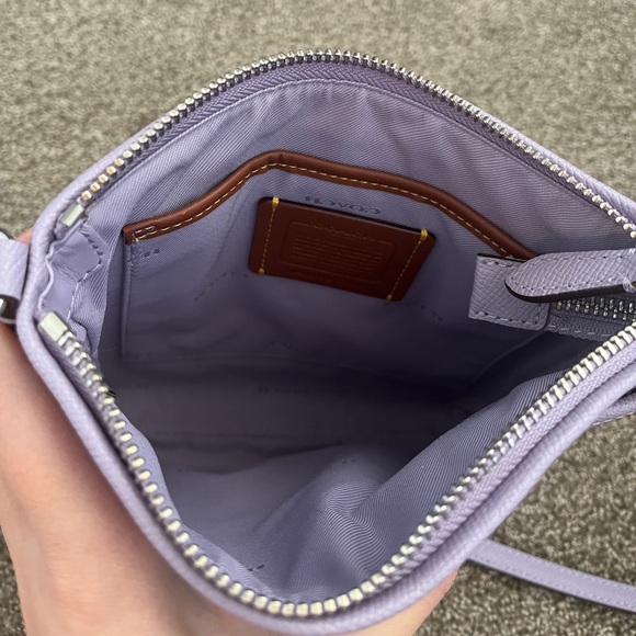 Coach Soft Purple Kitt Messenger Crossbody Bag - Picture 5 of 6